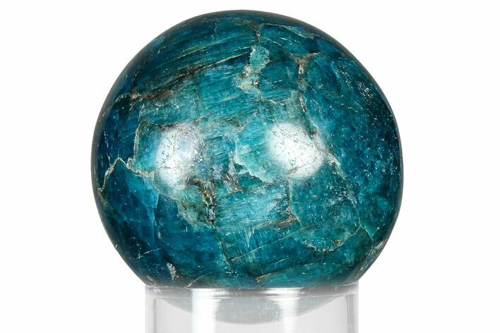 Bright Blue Apatite Sphere - Madagascar #367045
